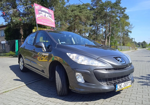 Peugeot 308 cena 14900 przebieg: 240987, rok produkcji 2009 z Gliwice małe 277